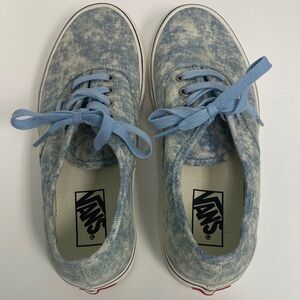Vans Light Blue Washed Canvas Shoes